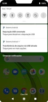 Como transferir arquivos do computador (Windows) para seu aparelho - Motorola Moto G7 Power - Passo 4