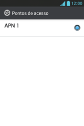 Como configurar a internet do seu aparelho (APN) - LG Optimus L5 - Passo 8