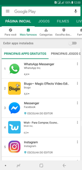 Como baixar aplicativos - Samsung Galaxy J8 - Passo 5