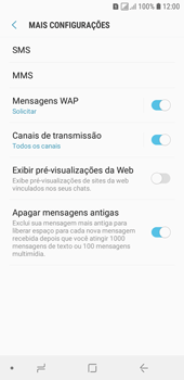 Como configurar o telefone para receber mensagens - Samsung Galaxy J6 - Passo 6