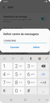 Como configurar o telefone para receber mensagens - Samsung Galaxy S9 Plus - Passo 9