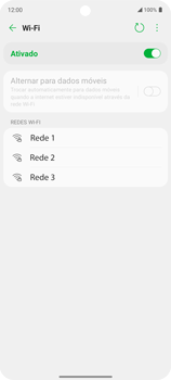 Como se conectar a uma rede Wi-Fi - LG K62+ - Passo 7