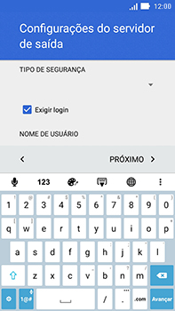 Como configurar seu celular para receber e enviar e-mails - Asus ZenFone Go - Passo 22