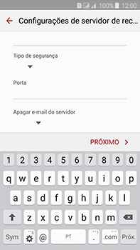Como configurar seu celular para receber e enviar e-mails - Samsung Galaxy J7 - Passo 11