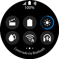 Explicação dos ícones do Galaxy Watch - Samsung Galaxy Watch 3 - Passo 9