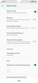 Como conectar à internet - Motorola Moto E6 Plus - Passo 12