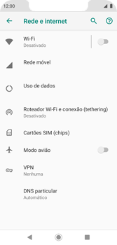 Como conectar à internet - Motorola Moto G7 Play - Passo 7