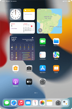Como encontrar o número de IMEI do seu aparelho - Apple iPad mini - Passo 1