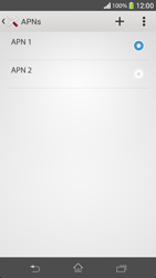Como configurar a internet do seu aparelho (APN) - Sony Xperia SP - Passo 16