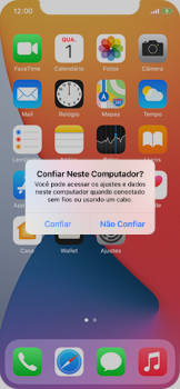 Como transferir arquivos do computador (Windows) para seu aparelho - Apple iOS 14 Apple iOS 14 - Passo 3