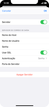 Como configurar seu celular para receber e enviar e-mails - Apple iOS 13 Apple iOS 13 - Passo 18