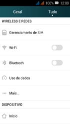 Como usar seu aparelho como um roteador de rede Wi-Fi - Huawei Y3 - Passo 3