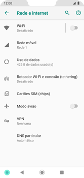 Como conectar à internet - Motorola Moto G7 Power - Passo 9
