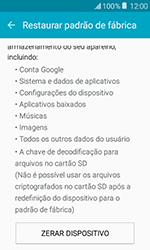 Como restaurar as configurações originais do seu aparelho - Samsung Galaxy J1 - Passo 6
