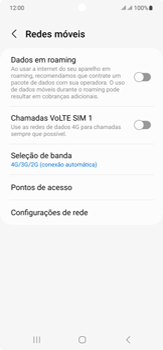 Como ativar e desativar o VoLTE - Samsung Galaxy S23 Ultra - Passo 6