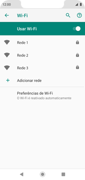 Como se conectar a uma rede Wi-Fi - Motorola Moto G7 Play - Passo 7