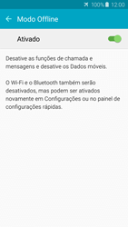 Como ativar e desativar o modo avião no seu aparelho - Samsung Galaxy S6 - Passo 6