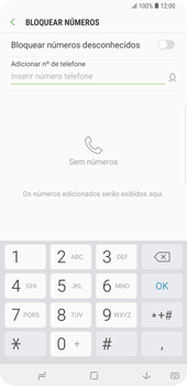 Como bloquear chamadas de um número específico - Samsung Galaxy S9 Plus - Passo 8