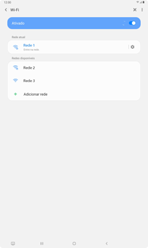 Como se conectar a uma rede Wi-Fi - Samsung Galaxy Tab S6 Lite - Passo 9