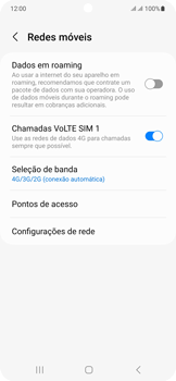 Como ativar e desativar o VoLTE - Samsung Galaxy S23+ - Passo 7