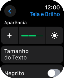 Como ajustar o brilho da tela - Apple Watch Series 9 - Passo 4