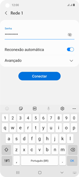 Como se conectar a uma rede Wi-Fi - Samsung Galaxy A21s - Passo 8