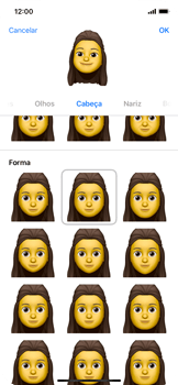 Como criar um Memoji - Apple iOS 15 Apple iOS 15 - Passo 21