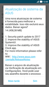 Como atualizar o software do seu aparelho - Asus ZenFone 3 - Passo 7