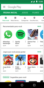 Como baixar aplicativos - Motorola Moto G6 Play - Passo 4