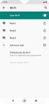 Como se conectar a uma rede Wi-Fi - LG K22 - Passo 7