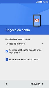 Como configurar seu celular para receber e enviar e-mails - Asus ZenFone Go - Passo 26