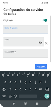 Como configurar seu celular para receber e enviar e-mails - Motorola Moto G7 - Passo 18