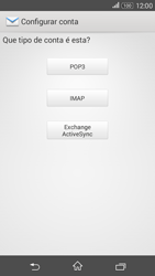 Como configurar seu celular para receber e enviar e-mails - Sony Xperia E4G - Passo 7