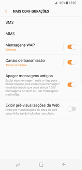 Como configurar o telefone para receber mensagens - Samsung Galaxy S8 - Passo 6