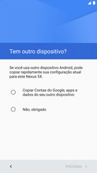 Como configurar pela primeira vez - LG Google Nexus 5X - Passo 7