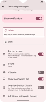 Silent and vibrate mode for messages | Media & Sound | REVVL 6x 5G | T- Mobile Support