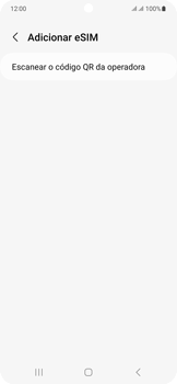 Como ativar o eSIM através do QR Code recebido via e-mail - Samsung Galaxy S23 - Passo 13