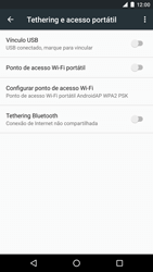 Como usar seu aparelho como um roteador de rede Wi-Fi - LG Google Nexus 5X - Passo 8