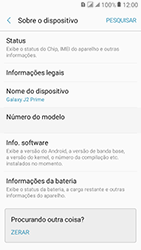 Como encontrar o número de IMEI do seu aparelho - Samsung Galaxy J2 Prime - Passo 4