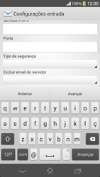 Como configurar seu celular para receber e enviar e-mails - Sony Xperia SP - Passo 10