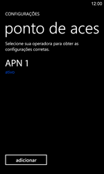 Como configurar a internet do seu aparelho (APN) - Nokia Lumia 920 - Passo 9