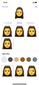 Como criar um Memoji - Apple iOS 15 Apple iOS 15 - Passo 36