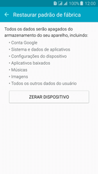 Como restaurar as configurações originais do seu aparelho - Samsung Galaxy J3 Duos - Passo 6