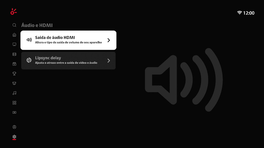Clarotv+ v5 Interface de TV