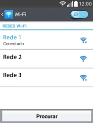 Como se conectar a uma rede Wi-Fi - LG L20 - Passo 9
