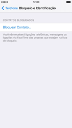 Como bloquear chamadas de um número específico - Apple iOS 10 Apple iOS 10 - Passo 5