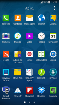 Como configurar seu celular para receber e enviar e-mails - Samsung Galaxy Note - Passo 3