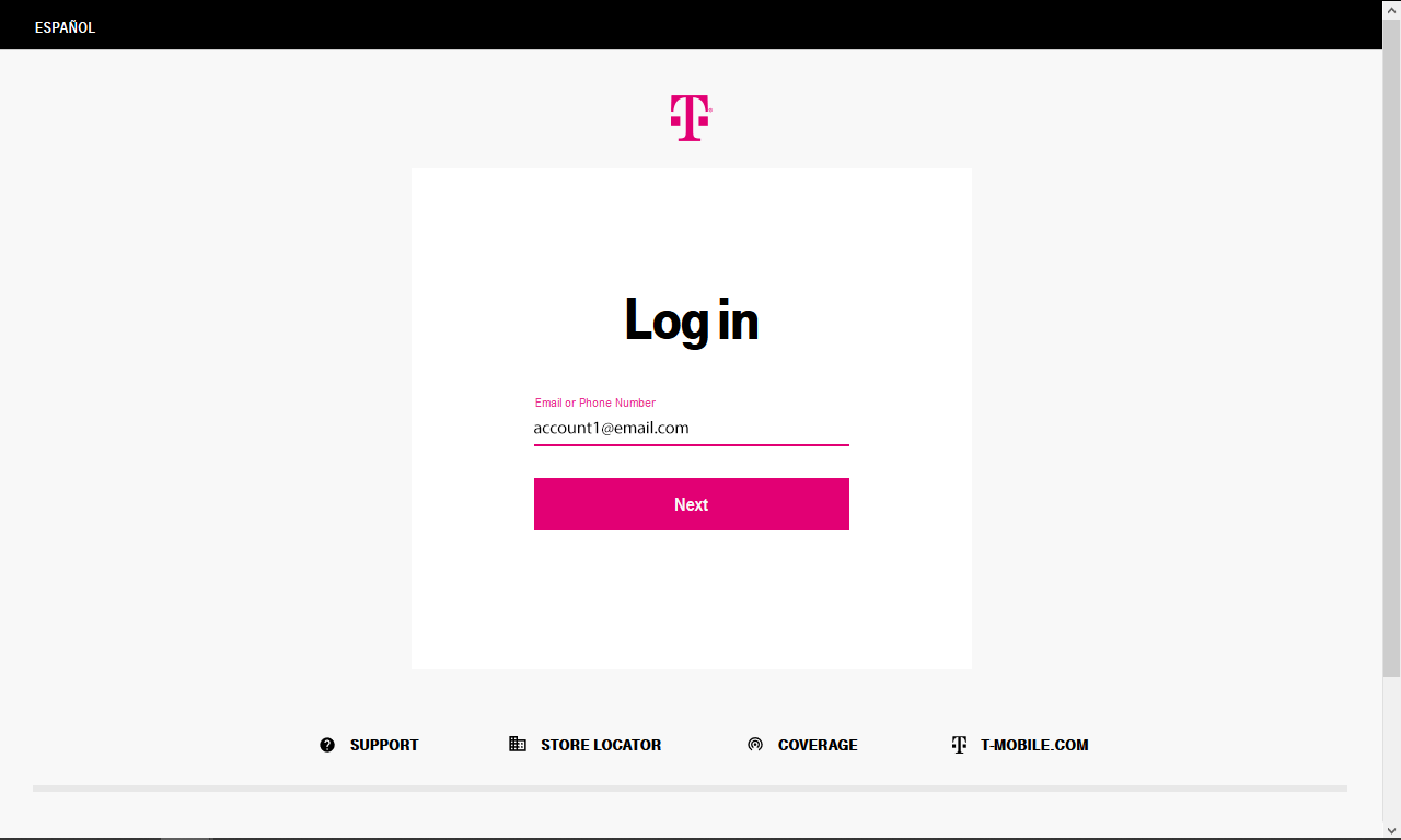 View | Account Hub Desktop T-Mobile Support