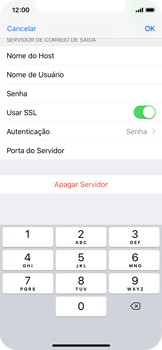 Como configurar seu celular para receber e enviar e-mails - Apple iOS 12 Apple iOS 12 - Passo 19