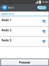 Como se conectar a uma rede Wi-Fi - LG L20 - Passo 7